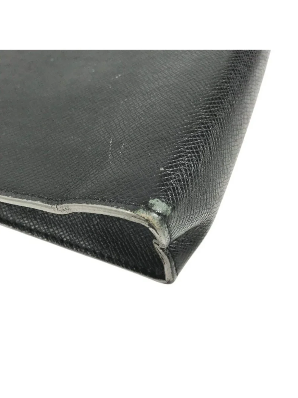 Louis Vuitton Clutch Pochette Voyage Taiga Leather Ardoise Black